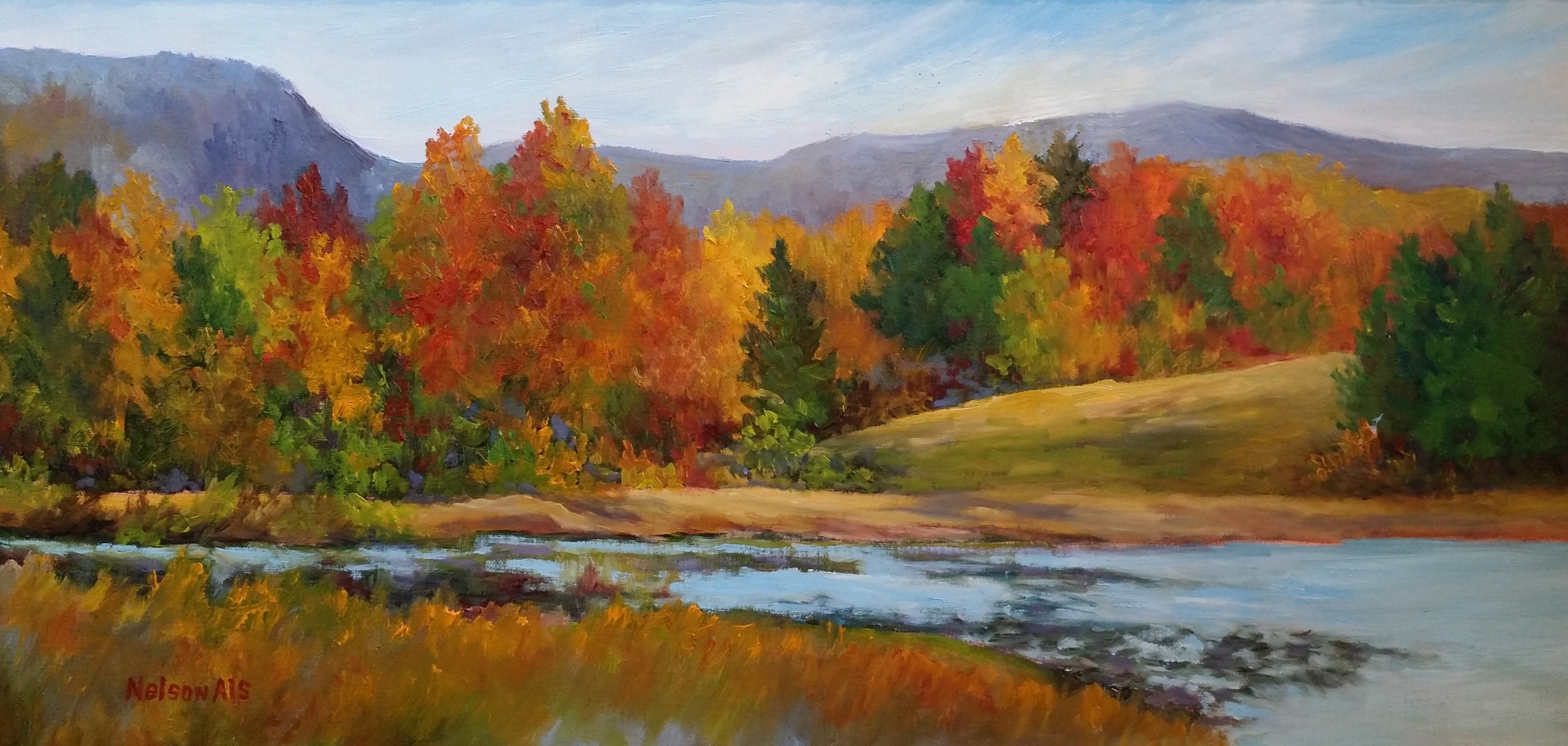 Click here to view Autumn on Spruce Island Lake by Sharon Nelson